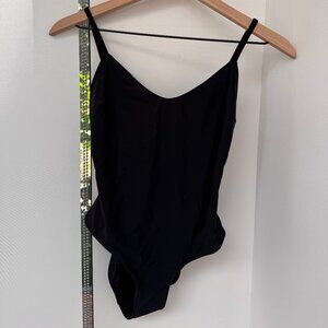 Matteau Black Scoop Maillot Swimsuit Size 4